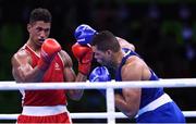 21 August 2016; Joe Joyce of Great Britain, right, in action against Tony Yoka of France during their Men's Boxing Super Heavyweight Final bout at Riocentro Pavillion 6 Arena during the 2016 Rio Summer Olympic Games in Rio de Janeiro, Brazil. Photo by Stephen McCarthy/Sportsfile