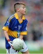 21 August 2016; Ryan Donnelly, St. Patrick's P.S. Roan, Eglish, Dungannon, Tyrone representing Tipperary during the INTO Cumann na mBunscol GAA Respect Exhibition Go GamesGAA Football All-Ireland Senior Championship Semi-Final game between Tipperary and Mayo at Croke Park in Dublin. Photo by Eóin Noonan/Sportsfile