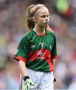 21 August 2016; Caoimhe Ní Chléirigh, Gaelscoil Mhic Amhlaigh, Galway, representing Mayo, in action during the INTO Cumann na mBunscol GAA Respect Exhibition Go GamesGAA Football All-Ireland Senior Championship Semi-Final game between Tipperary and Mayo at Croke Park in Dublin. Photo by David Maher/Sportsfile