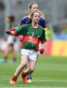 21 August 2016; Niamh King, St Malachy's PS, Castlewellan, Down, representing Mayo during the INTO Cumann na mBunscol GAA Respect Exhibition Go GamesGAA Football All-Ireland Senior Championship Semi-Final game between Tipperary and Mayo at Croke Park in Dublin. Photo by David Maher/Sportsfile