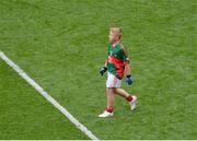 21 August 2016; Ryan Greene, Mt St Catherine's PS, Windmill Hill, Armagh, representing Mayo, during the INTO Cumann na mBunscol GAA Respect Exhibition Go Games during the GAA Football All-Ireland Senior Championship Semi-Final game between Mayo and Tipperary at Croke Park in Dublin. Photo by Piaras Ó Mídheach/Sportsfile