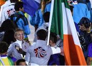 21 August 2016; Ireland flagbearer Gary O'Donovan takes a selfie with members of the Great Britain team during the closing ceremony of the 2016 Rio Summer Olympic Games at the Maracanã Stadium in Rio de Janeiro, Brazil. Photo by Ramsey Cardy/Sportsfile