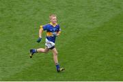 21 August 2016; Richard Drain, Anahorish Primary School, Toomebridge, Derry, representing Tipperary, during the INTO Cumann na mBunscol GAA Respect Exhibition Go Games during the GAA Football All-Ireland Senior Championship Semi-Final game between Mayo and Tipperary at Croke Park in Dublin. Photo by Piaras Ó Mídheach/Sportsfile