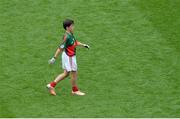 21 August 2016; Marc Hegarty, Carns NS, Grange, Sligo, representing Mayo, during the INTO Cumann na mBunscol GAA Respect Exhibition Go Games during the GAA Football All-Ireland Senior Championship Semi-Final game between Mayo and Tipperary at Croke Park in Dublin. Photo by Piaras Ó Mídheach/Sportsfile