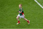21 August 2016; Jamie Kennedy, St John's NS, Temple Street, Sligo, representing Mayo, during the INTO Cumann na mBunscol GAA Respect Exhibition Go Games during the GAA Football All-Ireland Senior Championship Semi-Final game between Mayo and Tipperary at Croke Park in Dublin. Photo by Piaras Ó Mídheach/Sportsfile