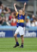 21 August 2016; Killian Carragher, Annyalla NS, Castleblayney, Monaghan, representing Tipperary during the INTO Cumann na mBunscol GAA Respect Exhibition Go GamesGAA Football All-Ireland Senior Championship Semi-Final game between Tipperary and Mayo at Croke Park in Dublin. Photo by David Maher/Sportsfile