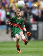 21 August 2016; Sean McDermott, Crubany NS, Cavan, representing Mayo during the INTO Cumann na mBunscol GAA Respect Exhibition Go GamesGAA Football All-Ireland Senior Championship Semi-Final game between Tipperary and Mayo at Croke Park in Dublin. Photo by David Maher/Sportsfile