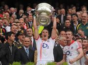 19 September 2010; Aidan Walsh, Cork, lifts the Sam Maguire. GAA Football All-Ireland Senior Championship Final, Down v Cork, Croke Park, Dublin. Picture credit: Dáire Brennan / SPORTSFILE