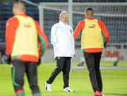 16 November 2010; Morocco's manager Eric Gerets during squad training ahead of their International Friendly against Northern Ireland on Wednesday. Morocco Squad Training, Culloden Estate and Spa, Belfast, Co. Antrim. Picture credit: Oliver McVeigh / SPORTSFILE