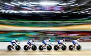 13 August 2016; The Italy team training in the Rio Olympic Velodrome, Barra da Tijuca, during the 2016 Rio Summer Olympic Games in Rio de Janeiro, Brazil. Photo by Ramsey Cardy/Sportsfile