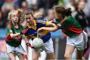 21 August 2016; Caitlin Kennedy, Scoil Bhríde, Kilcullen, Kildare, representing Tipperary, during the INTO Cumann na mBunscol GAA Respect Exhibition Go GamesGAA Football All-Ireland Senior Championship Semi-Final game between Tipperary and Mayo at Croke Park in Dublin. Photo by David Maher/Sportsfile
