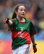 21 August 2016; Niamh King, St Malachy's PS, Castlewellan, Down, representing Mayo, during the INTO Cumann na mBunscol GAA Respect Exhibition Go GamesGAA Football All-Ireland Senior Championship Semi-Final game between Tipperary and Mayo at Croke Park in Dublin. Photo by David Maher/Sportsfile