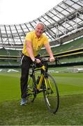22 August 2016; Pieta 100 Cycle Ambassador and RTÉ rugby analyst Brent Pope today at the launch of the Pieta 100 cycle at the Aviva Stadium in Dublin. The cycle, which is in its 2nd year, is supported by Aviva and has extended to 10 venues for 2016. The cycle will take place on the 25th September at venues across the country and includes both a 100km and a 50km route. For more information log on to www.pieta100cycle.com #Pieta100 Photo by Piaras Ó Mídheach/Sportsfile