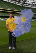 22 August 2016; Pieta 100 Cycle Ambassador and former Irish Rugby International David Wallace today at the launch of the Pieta 100 cycle at the Aviva Stadium in Dublin. The cycle, which is in its 2nd year, is supported by Aviva and has extended to 10 venues for 2016. The cycle will take place on the 25th September at venues across the country and includes both a 100km and a 50km route. For more information log on to www.pieta100cycle.com #Pieta100 Photo by Piaras Ó Mídheach/Sportsfile