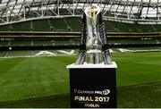 23 August 2016; A general view of the Guinness PRO12 Trophy during the launch of the Guinness PRO12 2016/17 Championship at the Aviva Stadium in Dublin. Photo by Sam Barnes/Sportsfile