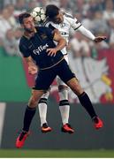 23 August 2016; Robert Benson of Dundalk FC in action against Lukasz Broz of Legia Warsaw during the UEFA Champions League Play Off 2nd Leg match between Legia Warsaw and Dundalk FC at the Stadion Miejski in Warsaw, Poland. Photo by Piotr Kucza/Sportsfile