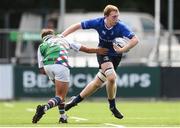 25 August 2016; Hugo Lennox of Leinster is tackled by Jamie McConnell of Exiles during an U18 Clubs Friendly game between Leinster and Exiles at Donnybrook Stadium in Donnybrook, Dublin. Photo by David Fitzgerald/Sportsfile
