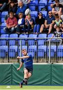25 August 2016; Jordan Fitzpatrick of Leinster kicks a conversion during the U18 Clubs Friendly game between Leinster and Exiles at Donnybrook Stadium in Donnybrook, Dublin. Photo by David Fitzgerald/Sportsfile