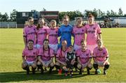 25 August 2016; The Wexford Youths WFC team prior to the UEFA Women’s Champions League Qualifying Group game between Wexford Youths WFC and Gintra at Ferrycarrig Park in Wexford. Photo by Matt Browne/Sportsfile