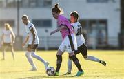 25 August 2016; Jessica Gleeson of Wexford Youths WFC in action against Tetyana Kozyrenko of Gintra during the UEFA Women’s Champions League Qualifying Group game between Wexford Youths WFC and Gintra at Ferrycarrig Park in Wexford. Photo by Matt Browne/Sportsfile