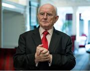 22 August 2016; Author and broadcaster Jimmy Magee acts as 'MC' at the “Legends’ Lunch” in the Killarney Park Hotel, Killarney, Kerry Photo by Ray McManus/Sportsfile