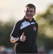 26 August 2016; Dundalk manager Stephen Kenny before the start of the SSE Airtricity League Premier Division game between Wexford Youths and Dundalk at Ferrycarrig Park in Wexford. Photo by David Maher/Sportsfile
