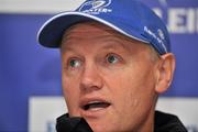 17 November 2010; Leinster head coach Joe Schmidt during a press conference ahead of their Celtic League game against Dragons on Friday. Leinster Rugby Press Conference, David Lloyd Riverview, Clonskeagh, Dublin. Picture credit: Barry Cregg / SPORTSFILE