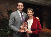 17 November 2010; Alan Quinlan with his mother Mary, at the launch of Red Blooded – The Alan Quinlan Autobiography, Castletroy Park Hotel, Limerick. Picture credit: Diarmuid Greene / SPORTSFILE