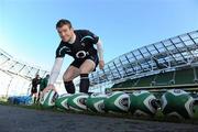 18 November 2010; Ireland's Gordon D'Arcy during squad training ahead of their Autumn International against New Zealand on Saturday. Ireland Rugby Squad Training, Aviva Stadium, Lansdowne Road, Dublin. Picture credit: Matt Browne / SPORTSFILE