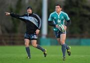 18 November 2010; New Zealand's Sonny Bill Williams in action during squad training ahead of their Autumn International against Ireland on Saturday. New Zealand Rugby Squad Training, Ashbourne RFC, Ashbourne, Co. Meath. Picture credit: Alan Place / SPORTSFILE
