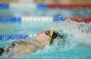 18 November 2010; Aisling Cooney on her way to winning the Womens 50m backstroke final. Irish National Short Course Swimming Championships - Thursday 18th November, Leisureland, Salthill, Co. Galway. Picture credit: Diarmuid Greene / SPORTSFILE