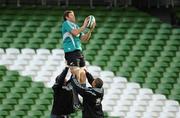 19 November 2010; New Zealand's Tom Donnelly in action during the captain's run ahead of their Autumn International against Ireland on Saturday. New Zealand Rugby Squad Capatain's Run, Aviva Stadium, Landsdowne Road, Dublin. Picture credit: Alan Place / SPORTSFILE