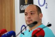 19 November 2010; Ireland's Rory Best during a press conference ahead of their Autumn International game against New Zealand on Saturday. Ireland Rugby Squad Press Conference, Aviva Stadium, Lansdowne Road, Dublin. Picture credit: Matt Browne / SPORTSFILE