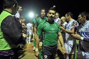 19 November 2010; A disappointed Frank Murphy, Connacht, leads his side off the field after the game. Celtic League, Connacht v Ospreys, Sportsground, Galway. Picture credit: David Maher / SPORTSFILE