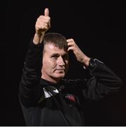 26 August 2016; Dundalk manager Stephen Kenny after the SSE Airtricity League Premier Division game between Wexford Youths and Dundalk at Ferrycarrig Park in Wexford. Photo by David Maher/Sportsfile