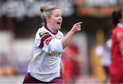 27 August 2016; Lynsey McKey of Galway WFC celebrates after scoring against Shelbourne during the Continental Tyres Women's National League Premier Division game between Shelbourne Ladies and Galway WFC at Tolka Park in Drumcondra, Dublin.  Photo by Matt Browne/Sportsfile
