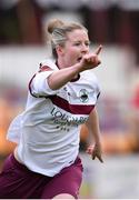 27 August 2016; Lynsey McKey of Galway WFC celebrates after scoring against Shelbourne during the Continental Tyres Women's National League Premier Division game between Shelbourne Ladies and Galway WFC at Tolka Park in Drumcondra, Dublin.  Photo by Matt Browne/Sportsfile