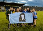 27 August 2016; Sinéad Finnegan of Dublin and her supporters celebrate after the TG4 Ladies Football All-Ireland Senior Championship Semi-Final game between Dublin and Mayo at Kingspan Breffni Park in Cavan. Photo by Piaras Ó Mídheach/Sportsfile