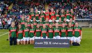 27 August 2016; The Mayo squad prior to the TG4 Ladies Football All-Ireland Senior Championship Semi-Final game between Dublin and Mayo at Kingspan Breffni Park in Cavan. Photo by Piaras Ó Mídheach/Sportsfile