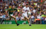 28 August 2016; Paddy Woodgate of Kildare in action against Graham O’Sullivan of Kerry during the Electric Ireland GAA Football All-Ireland Minor Championship Semi-Final game between Kerry and Kildare at Croke Park in Dublin. Photo by Ray McManus/Sportsfile