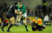 20 November 2010; Mick O'Driscoll, Ireland, is tackled by Hosea Gear, New Zealand, after evading the tackle of Ma'a Nonu. Autumn International, Ireland v New Zealand, Aviva Stadium, Lansdowne Road, Dublin. Picture credit: Stephen McCarthy / SPORTSFILE
