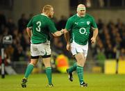20 November 2010; John Hayes, Ireland, comes onto the pitch as a second half substitution, to replace Tom Court, 3. Autumn International, Ireland v New Zealand, Aviva Stadium, Lansdowne Road, Dublin. Picture credit: Stephen McCarthy / SPORTSFILE