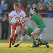 21 November 2010; Tommy Fahy, Killererin, in action against Robbie Kelly, St Brigid's. AIB GAA Football Connacht Club Senior Championship Final, Killererin v St Brigid's, Tuam Stadium, Tuam, Co. Galway. Picture credit: Ray Ryan / SPORTSFILE