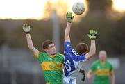 21 November 2010; Mark Battersby, Skyrne, in action against Declan Murphy, Rhode. AIB GAA Football Leinster Club Senior Championship Semi-Final, Skyrne v Rhode, Pairc Tailteann, Navan, Co. Meath. Photo by Sportsfile