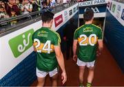 28 August 2016; Aidan O'Mahony, left, and Marc Ó Sé of Kerry leave the pitch following the GAA Football All-Ireland Senior Championship Semi-Final match between Dublin and Kerry at Croke Park in Dublin. Photo by Stephen McCarthy/Sportsfile