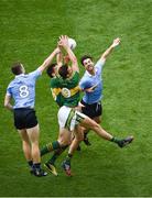 28 August 2016; Brian Fenton, left, and Michael Darragh MacAuley of Dublin in action against Anthony Maher, left, and David Moran of Kerry during the GAA Football All-Ireland Senior Championship Semi-Final game between Dublin and Kerry at Croke Park in Dublin. Photo by Daire Brennan/Sportsfile