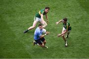 28 August 2016; Kevin McManamon of Dublin in action against Tadhg Morley, left, and Killian Young of Kerry during the GAA Football All-Ireland Senior Championship Semi-Final game between Dublin and Kerry at Croke Park in Dublin. Photo by Daire Brennan/Sportsfile