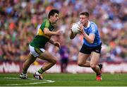 28 August 2016; John Small of Dublin in action against Aidan O’Mahony of Kerry during the GAA Football All-Ireland Senior Championship Semi-Final match between Dublin and Kerry at Croke Park in Dublin. Photo by Stephen McCarthy/Sportsfile