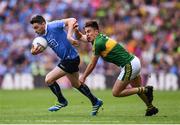 28 August 2016; Paddy Andrews of Dublin in action against Brian Ó Beaglaoich of Kerry during the GAA Football All-Ireland Senior Championship Semi-Final match between Dublin and Kerry at Croke Park in Dublin. Photo by Stephen McCarthy/Sportsfile