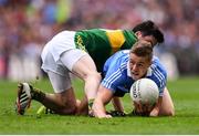 28 August 2016; Paul Mannion of Dublin in action against Paul Murphy of Kerry during the GAA Football All-Ireland Senior Championship Semi-Final match between Dublin and Kerry at Croke Park in Dublin. Photo by Stephen McCarthy/Sportsfile